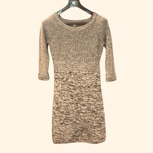 Maggy London Knit‎ Wool Blend Dress, fisherman look! Size large.